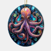 Décoration de l'arbre en céramique octopus (Gauche)