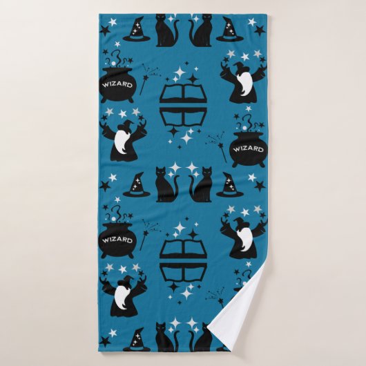 Décoration de maison de Magic Wizard (Serviette de bain)