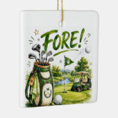 Décoration de maison drôle FORE pour golfeur  (Droite)