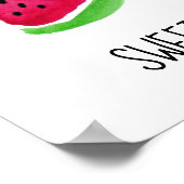 Décoration de maison en aquarelle pastèque douce (Coin)