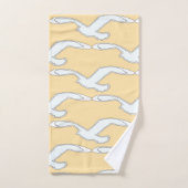 Décoration de maison Oiseau en vol crème (Serviette à main)