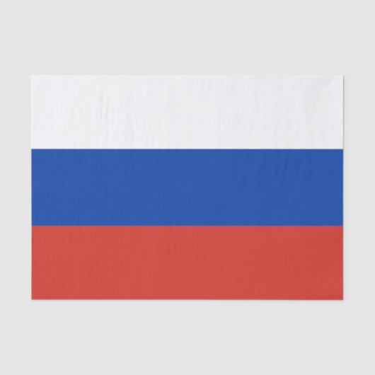 décoration de mode Russie, papier de soie drapeau (Recto)