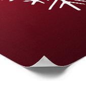 Décoration de mur d'affiche de Joyeux Noël (Coin)