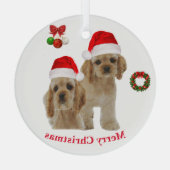 Décoration de Noël Cocker Spaniel (Verso)