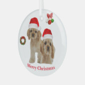 Décoration de Noël Cocker Spaniel (Avant gauche)