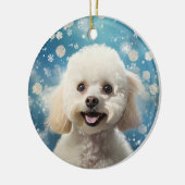 Décoration de Noël de caniche, Cadeau pour Amoureu (Gauche)