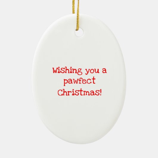 Décoration de Noël de la Staffie (Dos)