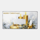 Décoration de Noël élégante en or (Clavier et souris)