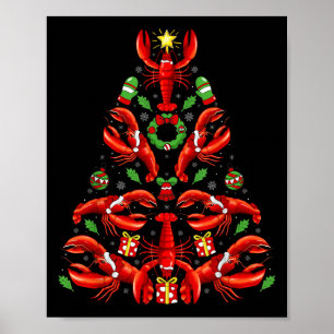 Décoration de Noël Homard Chapeau de Père Noël Hom