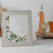 Décoration de Noël moderne | Boissons blanches sig