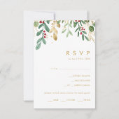 Décoration de Noël moderne | Choix de menu blanc R (Devant)