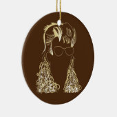 Décoration de Noël Mullet Madness personnalisée (Droite)