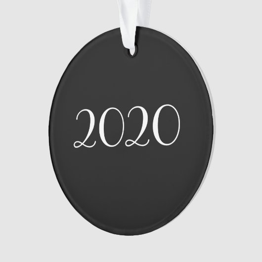 décoration de Noël personnalisable en tableau noir (devant)