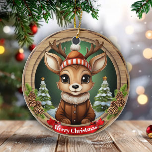 Décoration de Noël personnalisée en bois encadré d