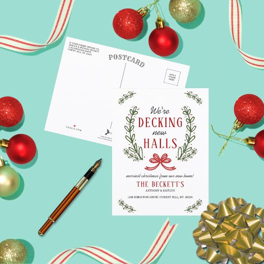 Décoration de nouveaux halls | Carte de vœux de ch