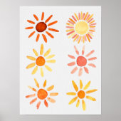 Décoration de nurserie Boho Sunshine pour chambre  (Devant)