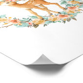 Décoration de nurserie d'animaux de cerfs forestie (Coin)