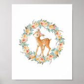 Décoration de nurserie d'animaux de cerfs forestie (Devant)