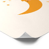 Décoration de nurserie lune heureuse (Coin)