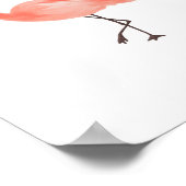 Décoration de nurserie tropicale Flamingo Rose (Coin)