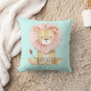 Décoration de nursery "Bébé Oliver" Coussin avec n