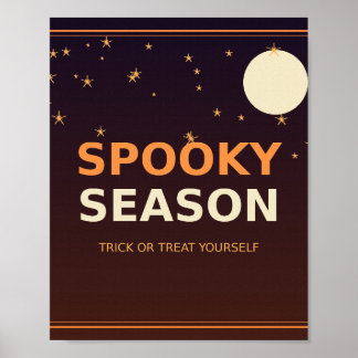 Décoration de poster d'art mural Halloween de sais