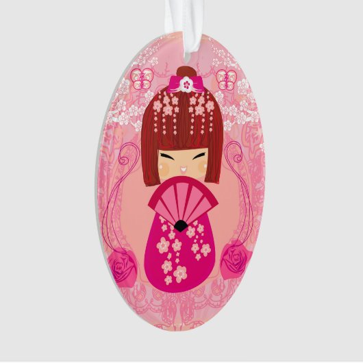 Décoration de poupée de Kokeshi (devant)