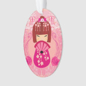 Décoration de poupée de Kokeshi (devant)