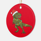 Décoration de Santa T-Rex (Gauche)