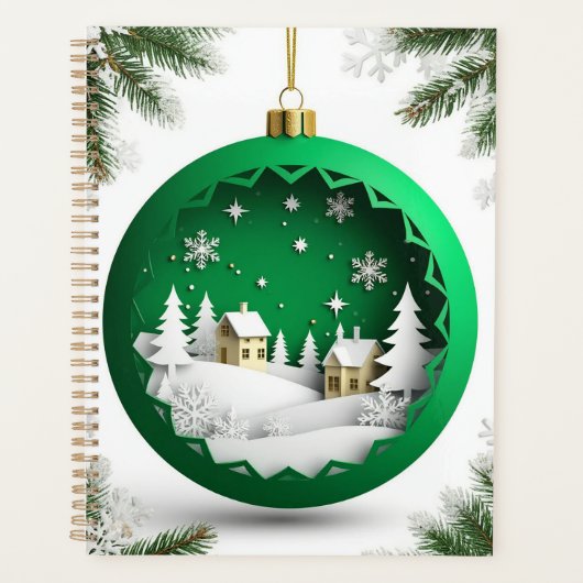 🎁Décoration de scène hivernale Cadeau de planific (Devant)