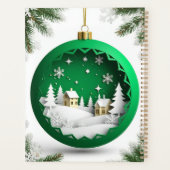 🎁Décoration de scène hivernale Cadeau de planific (Dos)