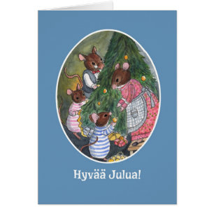 Décoration de souris mignonne Arbre de Noël finnoi