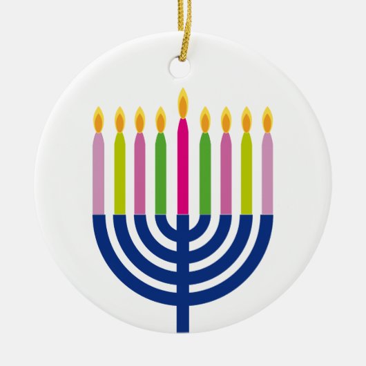 Décoration de vacances du menorah | de l'ornement (Devant)