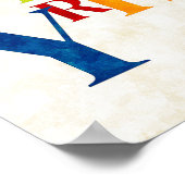 Décoration de vacances joyeuse, Affiche de Noël, A (Coin)