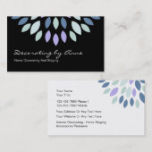 Décoration des cartes de visite (Devant / Derrière)