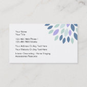 Décoration des cartes de visite (Dos)