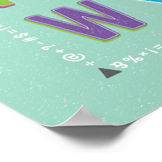 Décoration éducative pour la salle de classe ABC 1 (Coin)