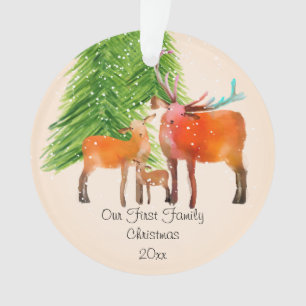 Décoration en acrylique pour le premier Noël de la