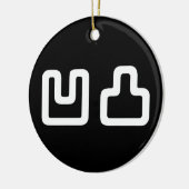 Décoration En Céramique 凹 凸 Outotsu お う と つ (Gauche)