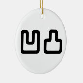 Décoration En Céramique 凹 凸 Outotsu お う と つ (Droite)