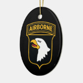 Décoration En Céramique 101e division aéroportée - Insigne de signalisatio (Gauche)