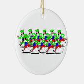 Décoration En Céramique 11 seigneurs Leaping (Droite)