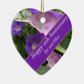 Décoration En Céramique 11e anniversaire du Mariage, (Droite)