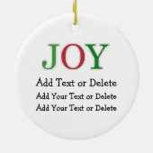 Décoration En Céramique 12 Jours de Noël (Dos)