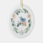 Décoration En Céramique 12 Jours de Noël Vacances Oiseau traditionnel (Droite)