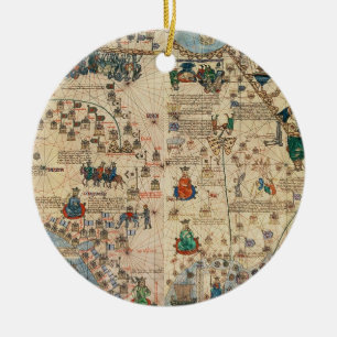 Décoration En Céramique 131-0058260/1 atlas catalan : Petit groupe de