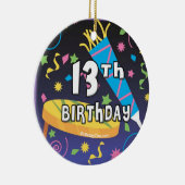 Décoration En Céramique 13e anniversaire (Droite)