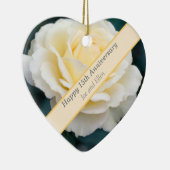 Décoration En Céramique 15e anniversaire du Mariage, Rose (Droite)