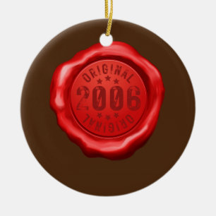 Décoration En Céramique 16e anniversaire garçon fille Original 2006 16 ans