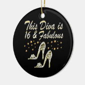 DÉCORATION EN CÉRAMIQUE 16E ARGENT CHAUSSÉE REINE (Gauche)